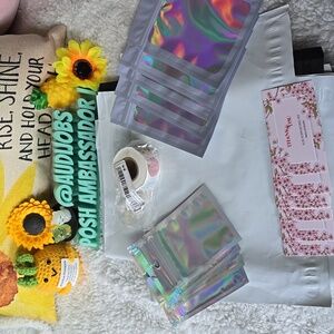 Sellers SHIPPING BUNDLE Holographic Iridescent Resealable Pouch Set